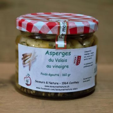 Asperges du Valais au vinaigre
