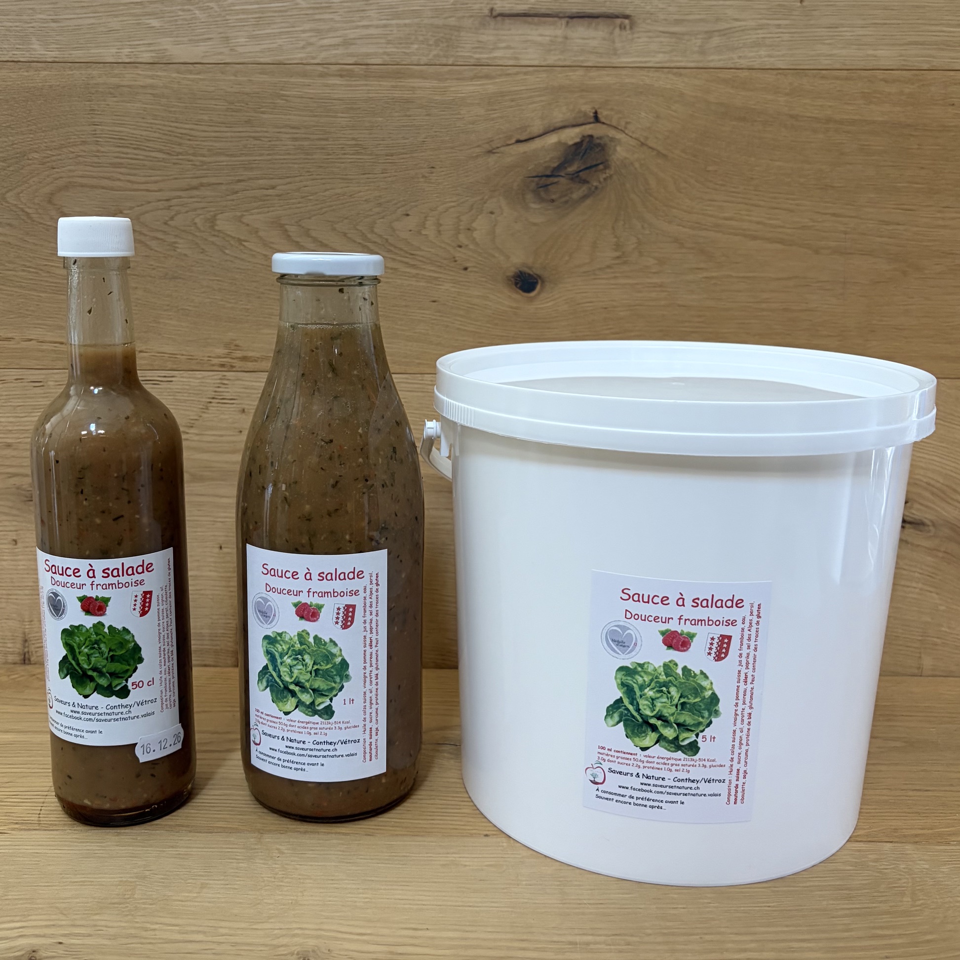 Sauce à salade "Douceur framboise"